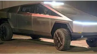 DRIVING TESLA TRUCK FOR 1st Time review #pw #PW