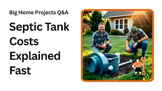 How Much Does a New Septic Tank Really Cost