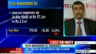 NDTV Profit interview of Sonjoy Anand, CFO, Tech Mahindra