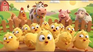 Pollitos en Fuga 🐥💨🎵 Canciones Infantiles Divertidas y Aventureras para Ni&ntilde;os