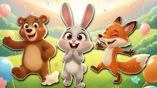 Clap, Stomp, Jump & Spin Adventure with Cute Animal Friends!