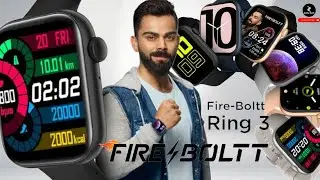 Fireboltt Ring 3 | Best Unisex Smart Watch Under 4000 | Bluetooth Calling | @BlueZBuck