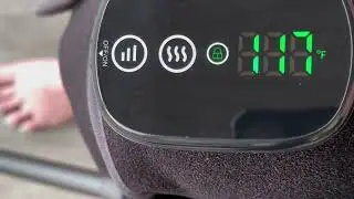 HOMRELEXA Heated Knee Massager, Heat & massage on the go! Rechargeable comfort anywhere