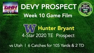 Hunter Bryant Highlights vs. Utah 2019