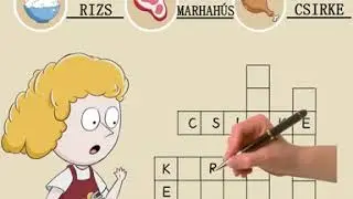 word cross puzzle - hu
