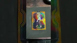 Joe Burrow Prizm Rookie Football Card Step by Step Clean Up