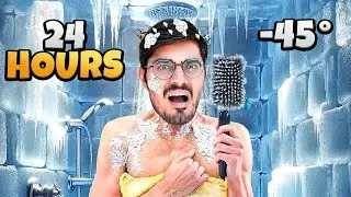 Living 12 Hours in Freezing Cold Room Challenge Cold as Antarctica Will I Survive