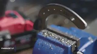 FarrierTap -15 times faster than hand tapping - tap stud holes effortlessly, in seconds