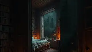 Wrapped in Rain Sounds. A Healing Moment in a Warm Bedroom #rainsounds #relaxationtime #cozy