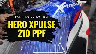 Protecting My Hero Xpulse 210 with PPF | Must Have Upgrade! 