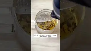 Correct way to use The Wall tea infuser | Best tea infuser cup #tea #tealover