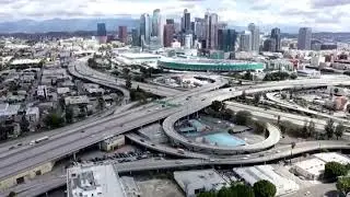 Los Angeles traffic obliterated by lockdown