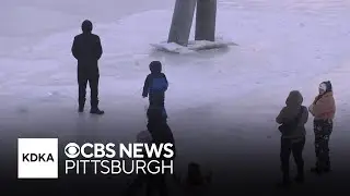 Public safety officials warn against walking on Pittsburgh's frozen rivers