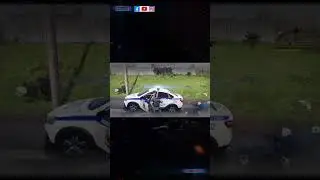 Public Road Par Police Car Ka Bhayanak Accident 🚔💥 #trending #youtubeshorts #viralshorts #reels