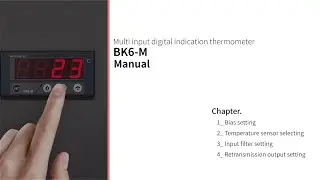 [Hanyoungnux] Multi input digital indication thermometer BK6-M - How to set