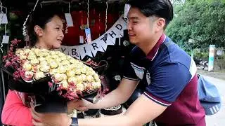 Birthday surprise ni boyfie, na di alam ni gf na nasa loob ng sasakyan si boy kasama😍