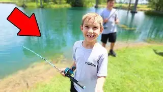Kid Wins His FIRST Fishing Tournament (Surprising!)