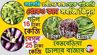 চাষীদের থেকে জলের থেকেও কম দামে সবজি কিনে ব্যবসা করুন || Wholesale vegetable market🍆🍆🌶🌶