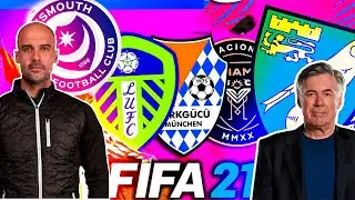 🎮Los MEJORES EQUIPOS para modo carrera FIFA 21🎮