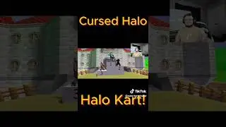 Halo Kart into the Lava Castle! #gaming #pcgaming #halocombatevolved #cursedhalo #pcmodding