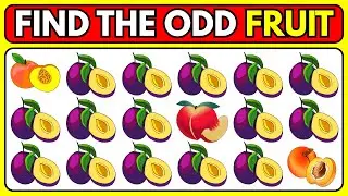 Find the ODD One Out 🍎🍇🍒 | Fruit Edition | Easy, Medium, Hard &ndash; Level 87 | Mindful Mosaic 2.0