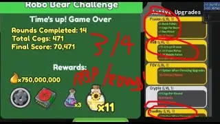 Bee swarm 45A how to spam upgrades for Robo bear party cake (much better version)