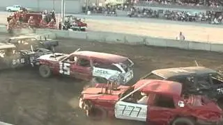 2008 Hardin County Fair's Demolition Derby Heat 2