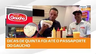 Williamis Tavares prova e aprova o tradicional Passaporte do Gaúcho
