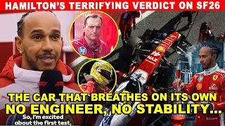 УЖАСАЮЩИЙ ВЫВОД Гамильтона о Ferrari SF26: Нет инженера &mdash; машина, которая дышит сама по себе.