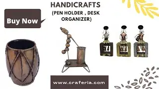 Handicrafts | Handcrafted Home Decor items / Room Decor | Table Top  showpiece | wall decor#craferia