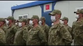 The Turkish troops for the joint monitoring group arrived in Azerbaijan. #Azerbajian  #степанакерт