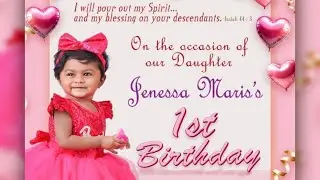 Jenessa Maris's 1st Birthday Celebration | ICA Church | 22nd March 2025