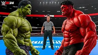WWE 2K24 - HULK VS RED HULK | PS5 Gameplay 