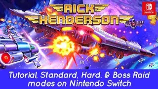 Let's play Rick Henderson on Nintendo Switch | Tutorial, Standard, Hard, and Boss Road Modes