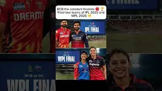 RCB the constant finalists of IPL 2025 and WPL 2026 &lsaquo;#wpl2026 #rcb23Likes516ViewsFinal two teams