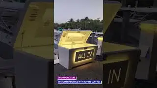 Mazarine&reg; Dock Box Upgrade Feature:  Front Sign