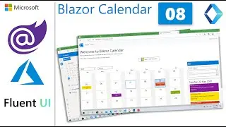 08- Creating  Calendar Models & Component | Blazor WASM Outlook Calendar Full App