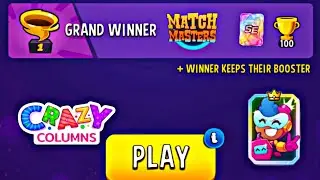 crazy columns match rumble | match master grand winner with billy boom gameplay.