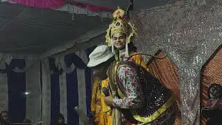 ताड़का बाद में सुरेश कक्कड़ द्वारा धमाकेदार कॉमेडी लक्ष्मण जी के साथ रामलीला प्रोग्राम चंदरसी जालौन 