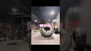 Strongwoman Tire Flip | 560lb Power & Grit 💪 #strongwoman