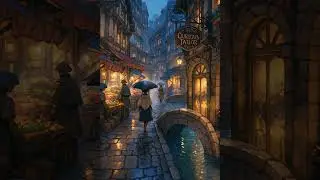 &ldquo;Rainfall Over the RPG City | Anime Aesthetic Journey 🌧️🏙️&rdquo; #AnimeRain #FantasyCity