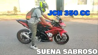 JCH 350cc ASI SUENA EL MOTOR - BICILINDRICO - TUBO DE ESCAPE