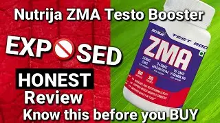Nutrija ZMA Testosterone booster HONEST review ( with LAB TEST )