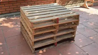 The Pallet King: Turning 10 Old Pallets into an Outstanding Work of Art