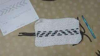 Part 2 Weaving Tutorial for Mexican Sarape Blanket Crochet Pattern by Faith OConnor