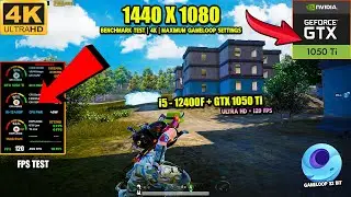 PUBG MOBILE 4K BENCHMARK : Testing i5 - 12400F + GTX 1050 Ti (UHD + 120 FPS) - Surprising Results!