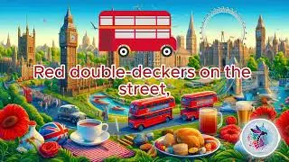 Explore England! Kids Song About Culture, Landmarks & Food - Nursery Rhymes - Happy childsong