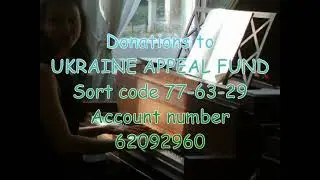 UKRAINE Charity fundraising concert - Mozart crying in Meantone - (pianos in unequal temperament)