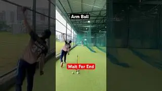 Arm Ball😨! #spinbowling #cricketshorts #viralshorts