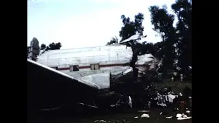1946, TRANS LUXURY AIRLINES, DC-3, CRASH, Moline IL